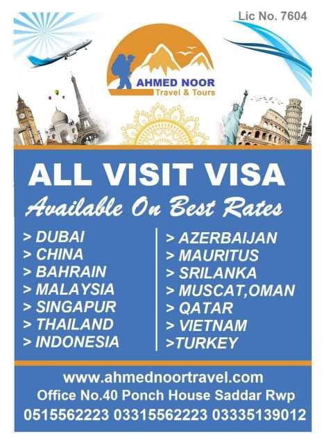 all visit visa.. in Karachi City, Sindh - Free Business Listing