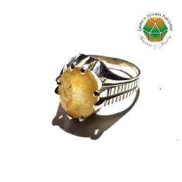 Yellow Topaz Silver Ring .. in Pakistan - Free Business Listing