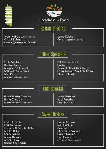 Homelicious Homemade Food.. in Karachi City, Sindh 74600 - Free Business Listing