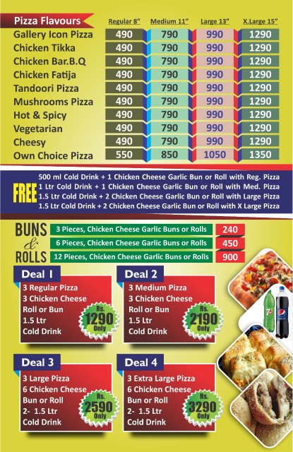 pizza gallery by honey's .. in Rawalpindi, Punjab - Free Business Listing