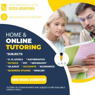 Home Tutors O/A Level for.. in Karachi City, Sindh - Free Business Listing